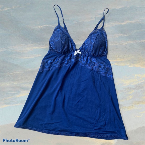 Victoria's Secret Other - Victoria's Secret Navy Lace Camisole